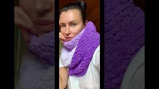 Бесплатное Описание Шарфа. Вяжем по диагоналиFree Scarf Pattern. Knitting Diagonally