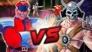 Street Fighter VS Mortal Kombat: Shao Kahn VS M. Bison | Classic Death Battle SPRITE FIGHT!