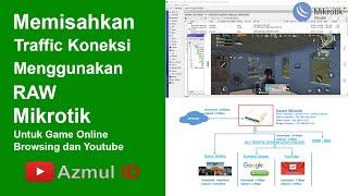 Memisahkan Traffic Menggunakan RAW Mikrotik untuk Game Online Browsing dan Youtube