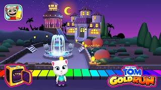 Talking Tom Gold Run ▸Neon Angela ▸ Angela's Night Out Runs ▸  New World