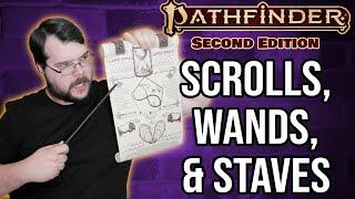 Scrolls, Wands, and Staves in Pathfinder 2e for Magic Casters