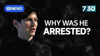 Telegram CEO Pavel Durov faces charges relating to illegal activity on his app | 7.30