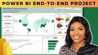 Power BI End to End Dashboard Project | Data Analyst Project | Beginner to Expert | Custom Visuals