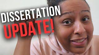 PhD Vlog About Dissertation Process & Next Steps!! | Write Your Dissertation With Me!