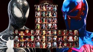 Mortal Kombat 9 - SYMBIOTE PETER & SPIDERMAN 2099 - Expert Tag Ladder - Gameplay @(1080p) - 60ᶠᵖˢ 