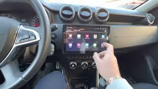 ️0751959226 Montaj Navigatie Android 10 inch Dacia Duster 2017+ preluare camere 360 WAR Auto Navi