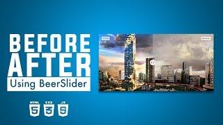 Create Image Comparison Slider (Before / After) Using BeerSlider plugin