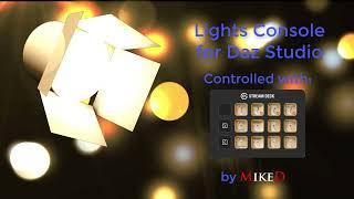 Lights Console Suite for Daz Studio Using Stream Deck Classic 15 Keyes