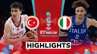 Semi-Finals: Turkiye  vs Italy  | Highlights | FIBA U17 Basketball World Cup 2024