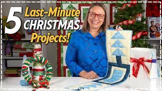 5 DIY Christmas Projects with Fabric Scraps!