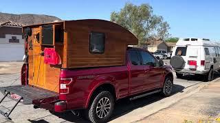 Truck Camper 8.0 Tour (short version) - This Cedar Camper Only Weighs 500 Pounds!