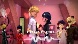 Miraculous AMV ️ || I Wanna Be Yours | Arctic Monkeys | Adrienette  | Ladynoir ️ | Full Video