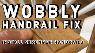 How To Fix A WOBBLY Handrail