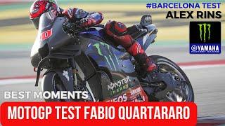 MotoGP Test Fabio Quartararo - Alex Rins  Best Moments Monster Energy Yamaha Racing  Live Test