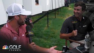 Sam Burns tells Smylie Kaufman story of hilarious icebreaker to Tiger Woods | Golf Channel