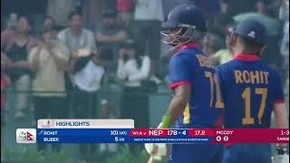 Nepal vs WestIndies A 1st T20 highlights, Westindies 1st Tour of Nepal @cricketassociationofnepal