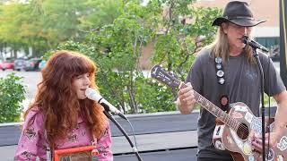 Caswyn Moon with Faith Kelly performing at Blue Raven Brewery - Cheyenne, WY - September 7, 2024.