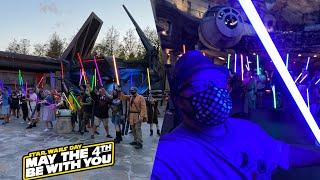 Star Wars Day May The 4th 2021 At Disney’s Hollywood Studios | EPIC Lightsaber Meet Up With Ahsoka