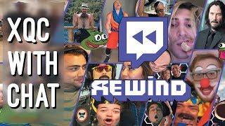 xQc reacts to Twitch Rewind 2019 (with chat)