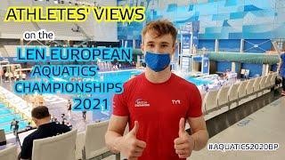 Athletes views on the LEN European Aquatics Championships 2021