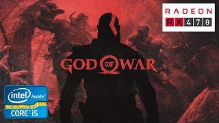 AMD RX 470 - Intel i5 3470 - Test in GOD OF WAR 4 Games in 2024