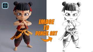 Turn any image to pencil art in Photoshop CC Tutorial