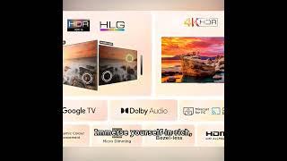 TCL 43V6B TV Review // Best 43" 4K Ultra HD Smart TV! HDR, Google TV (1080p)