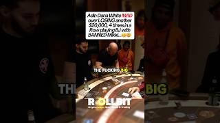 Dana SLAMS Down#casino #gambling #dana #danawhite #mikkimase #adinross #money #jackpot #blackjack