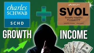 Combine Growth + Dividends For HUGE WEALTH & CASH! (SCHD + SVOL)