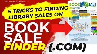 How to use Book Sale Finder to find library sales (7 tricks)