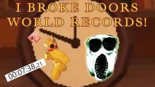 I BROKE DOORS WORLD RECORDS! (roblox)