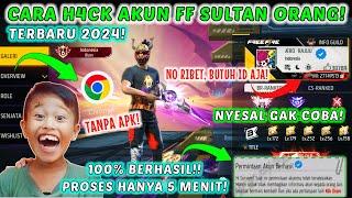 CARA MENGAMBIL AKUN FF ORANG TERBARU 2024 HARI INI | BAGI BAGI AKUN FF SULTAN GRATIS | FREE FIRE MAX