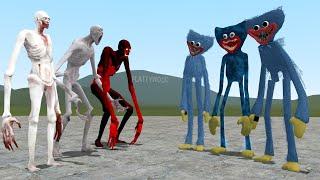 SCP-096s VS HUGGY WUGGYS!! Garry's Mod [Poppy Playtime vs SCP Foundation]