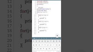 Pattern printing through mobile phone || #pyton #coding #skillshift #subscribe
