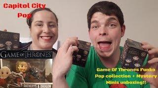 Game Of Thrones Funko Pop collection + Mystery Minis unboxing!!