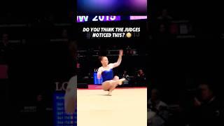 Would YOU Deduct Points For That? #gymnastics #fail #save #gymnast #sports