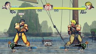 Classic Ryu vs Ken (Hardest) Ultra Street Fighter IV.