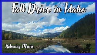 Fall Drive in North IDAHO - Part 2 | Beautiful Scenes/Relaxing Music | #pnw #driving