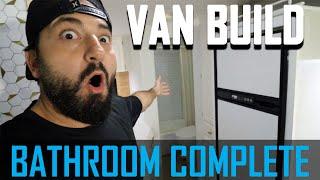 RENOVATING MY CAMPER VAN BATHROOM COMPLETE!