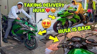 Taking Delivery Hulk️ | Finally My First Superbike is Back  Preparation for Ladakh Ride