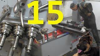 Giddings & Lewis No25-RT. Лімби, cnc фрезеровка і шабровка стола.