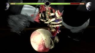 Mortal Kombat 9 - Ermac 11 Hit 54% X-Ray combo