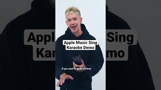 Apple Music Sing Karaoke Demo #applemusicsing