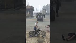 Knife to a Gunfight #shorts Sandy Roleplay #srp #gta5 #fivem #robbery #knife #gun #bozo