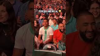 Pereira is having a blast with Belal  #UFC292