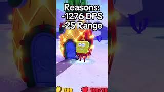 Top 5 Spongebob Units in Spongebob Tower Defense | #shorts #ttd #telanthric
