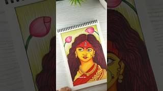 Durga Maa Drawing ||My Top 6 Durga Maa Drawing ️||#shorts