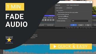 VideoPad Tutorial: How to Fade In and Out Audio in VideoPad