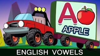 Easy memory English varnamala with pictures – English vowels   @Chhota Art   MathsTables