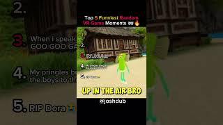 Top 5 Funniest Random VR Game Moments  #funny #vr #shorts
